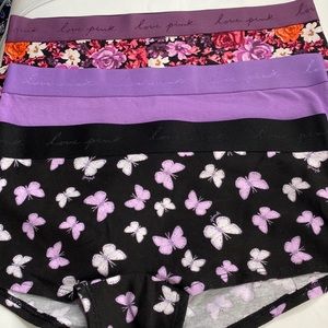 Bundle NWT VS Pink Logo BoyShorts Medium